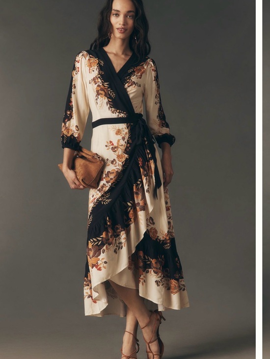 FARM Rio Dresses & Skirts - Farm Rio Wrap Midi Dress - XS